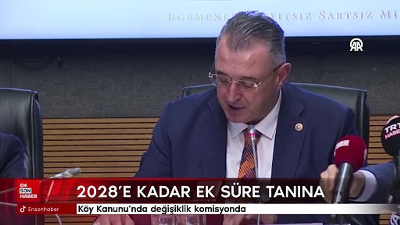 Köy Kanunu'nda değişiklik