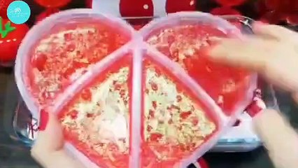 Red ASMR Slime | Glitter and Shimmer | Relaxing Sounds