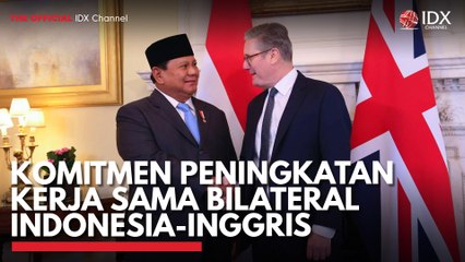 Komitmen Peningkatan Kerja Sama Bilateral Indonesia-Inggris