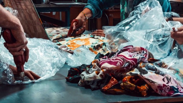 Iranian-Australian designer turns headscarves into stadium seats