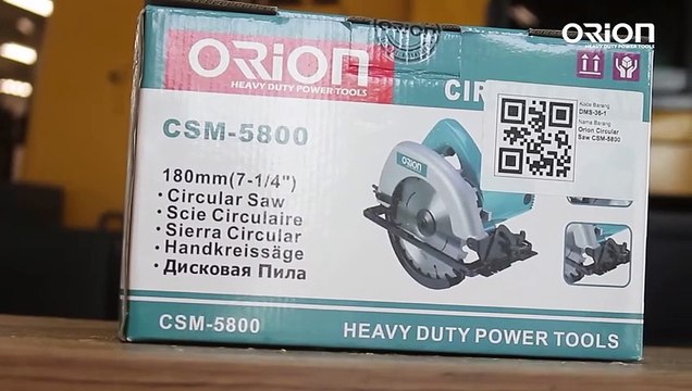 JUAL MESIN GERGAJI CIRCULAR DENGAN HARGA TERJANGKAU SERTA BERGARANSI - ORION CIRCULAR SAW CSM-5800