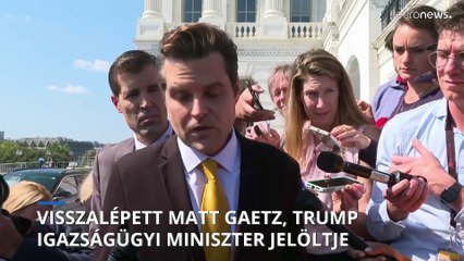 Visszalépett Matt Gaetz, Trump igazságügyi miniszter jelöltje