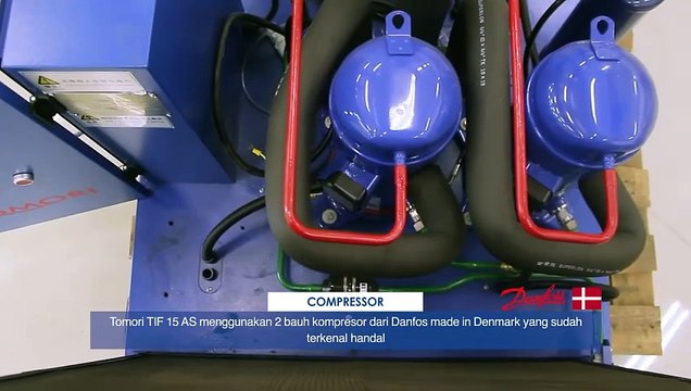 CARA PENGOPERASIAN MESIN ICE FLAKE KAPASITAS 1,5 TON - TOMORI ICE FLAKE TIF-15AS