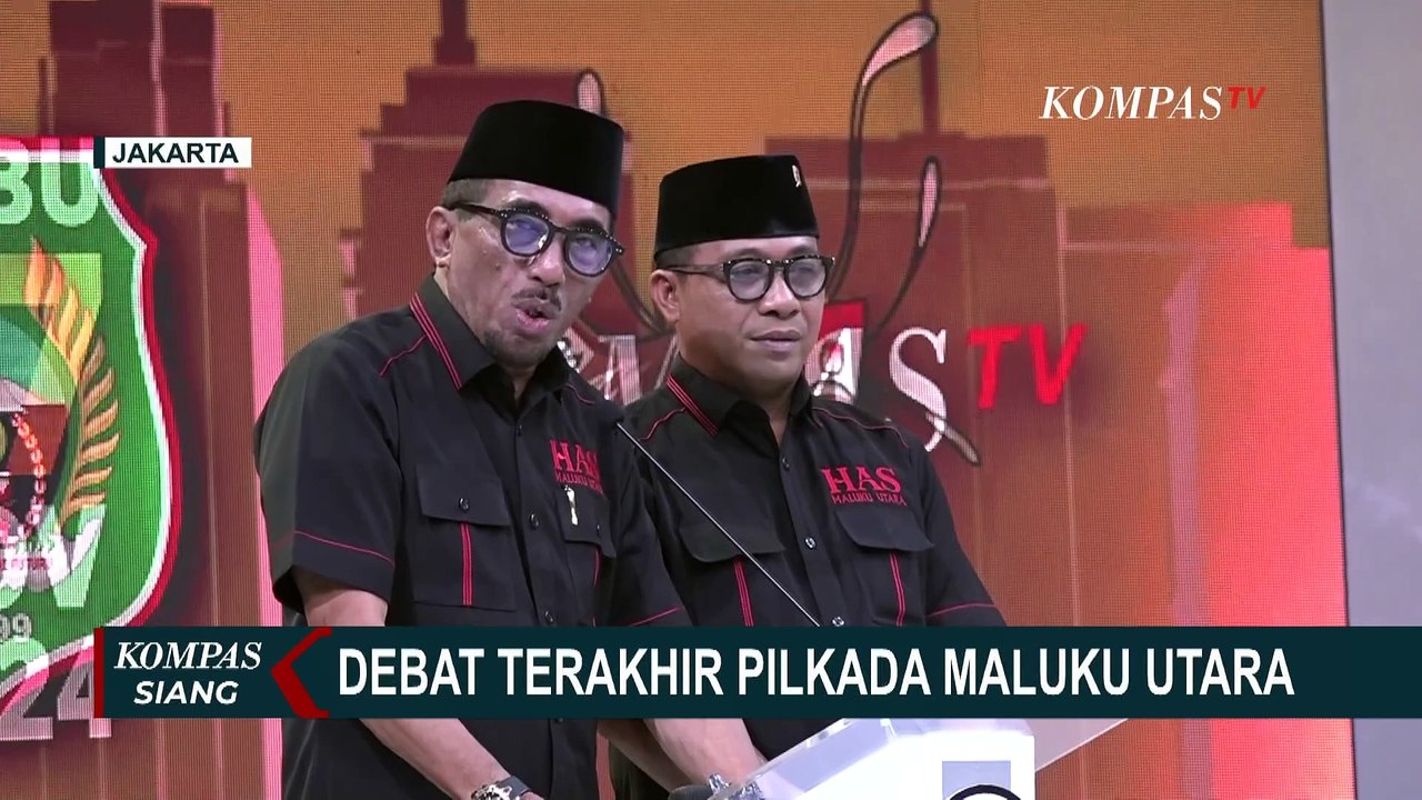 4 Pasang Cagub-Cawagub Ikuti Debat Terakhir Pilkada Maluku Utara