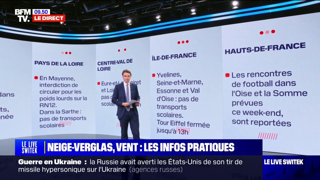 Neige-verglas: les mesures prises dans chaque région