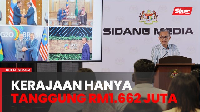 Kerajaan hanya tanggung RM1.662 juta kos penerbangan lawatan rasmi PM