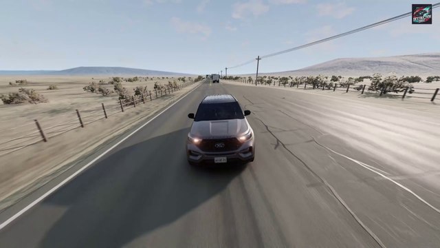 BeamNG Drive: Reckless Driving and Realistic Highway Crashes #02 #beamngdrive #automobile #beamng