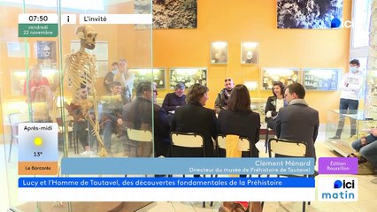 Les 50 ans de la découevrte de Lucy avec le directeur du musée de la Préhistoire de Tautavel