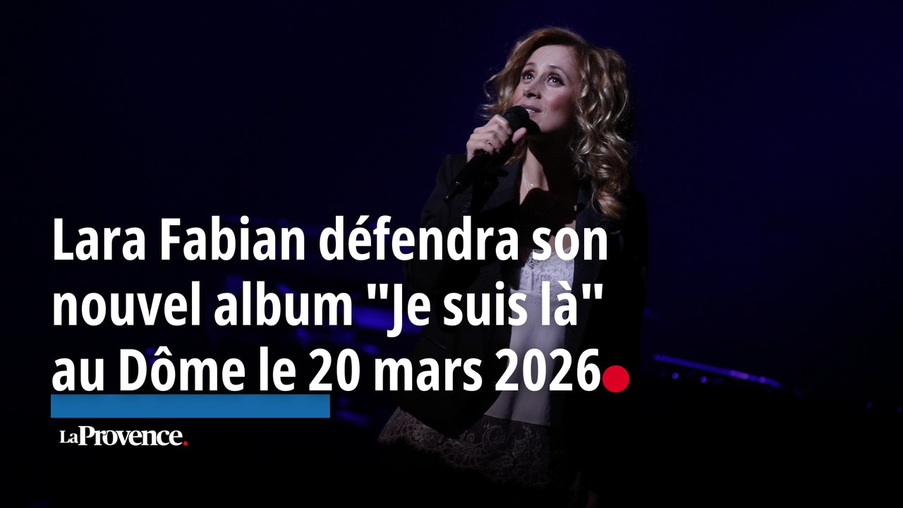 Lara Fabian défendra son nouvel album "Je suis là" au Dôme le 20 mars 2026
