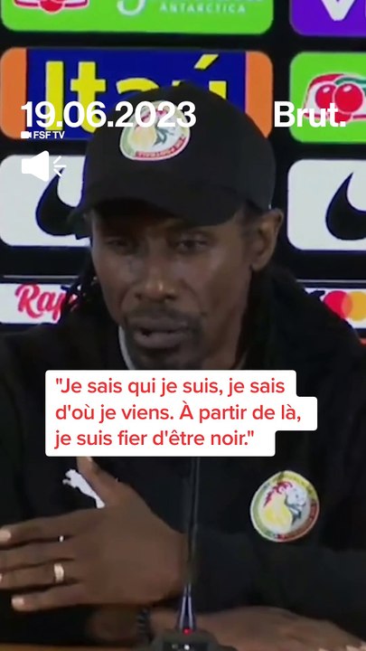 Aliou Cissé : "Je suis fier d'être noir"
