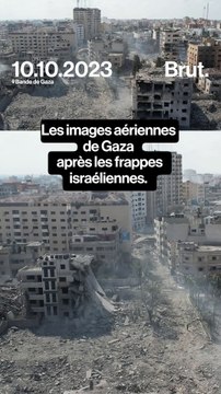 Images aériennes de Gaza après les bombardements israéliens.