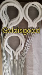 335mm 110v 500w Half white Round-Shape Halogen Heating Lamp For Plant Heating From Goldisgood