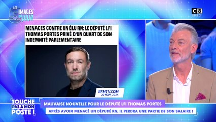 Le député LFI Thomas Portes : après avoir menacé un député RN, il perdra une partie de son salaire !