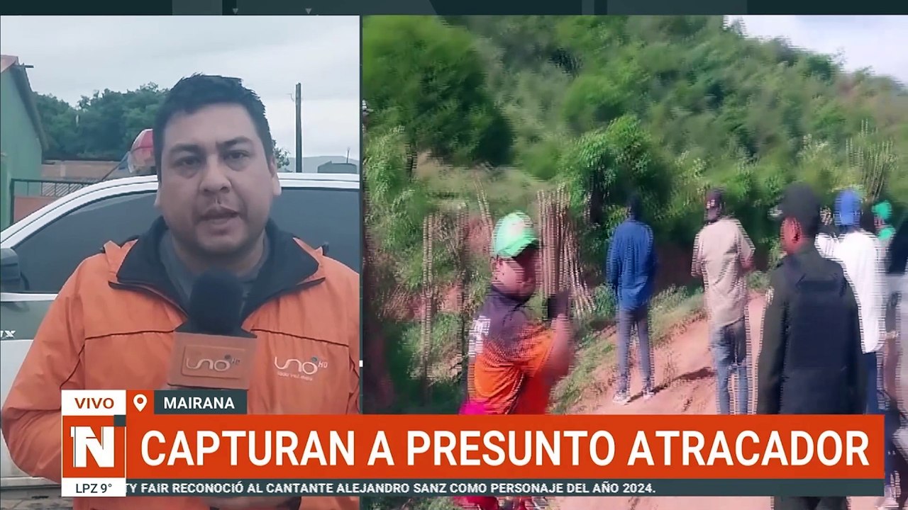 CAPTURAN A PRESUNTO ATRACADOR