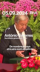Le secrétaire général de l’ONU appelle à "réparer les injustices envers l’Afrique".
