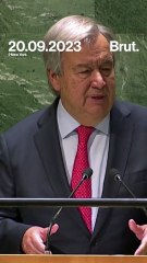 António Guterres a livré un discours poignant sur la liberté des femmes à l'ONU