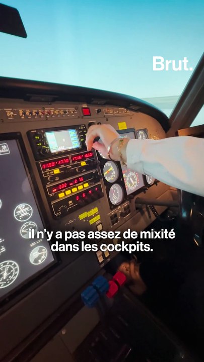 Dans le cockpit avec des futures pilotes