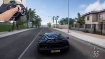 900HP Lamborghini Aventador SVJ - Forza Horizon 5  Logitech G923 Steering Wheel