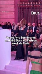 Ayra Starr brille à la Fashion Week de Paris