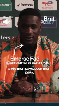 Emerse Fae partage ses ambitions pour le match Côte d'Ivoire / RDC