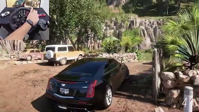 Cadillac ATS-V - Forza Horizon 5 Logitech G923 Steering Wheel