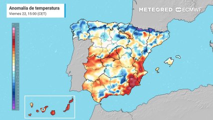 Bert impulsará una masa de aire muy cálida hacia España