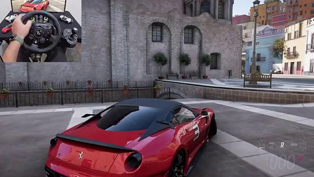 Ferrari 599XX Evolution - Forza Horizon 5  Logitech G923 Steering Wheel