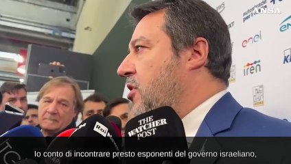 Salvini: "Se Netanyhau venisse in Italia sarebbe benvenuto"