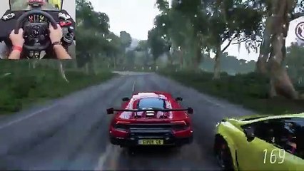 Lamborghini Huracán - Forza Horizon 5  Logitech G923 Steering Wheel