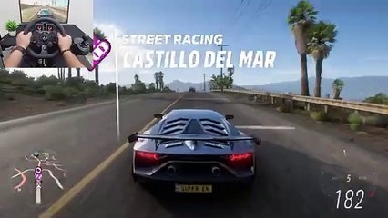 1600HP Lamborghini Aventador SVJ - Forza Horizon 5  Logitech G923 Steering Wheel