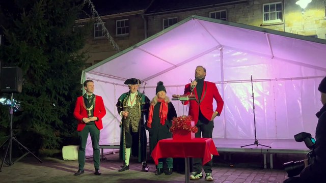Strictly Come Dancing star Craig Revel Horwood switches on Stamford's Christmas lights