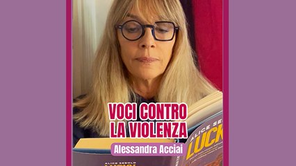 Voci contro la violenza: Alessandra Acciai