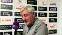 Steve Bruce provides injury update and discusses status of Blackpool's current transfer plans