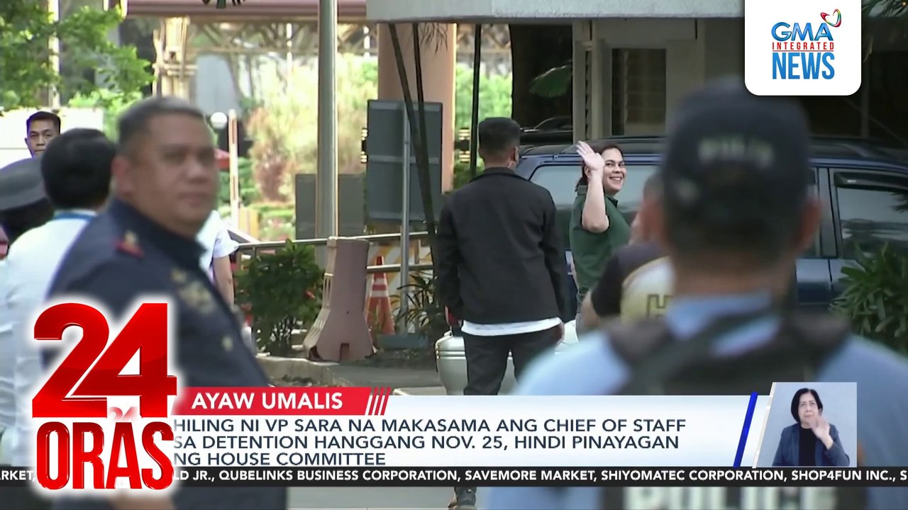 VP Sara Duterte, magdamag at maghapon sa Batasan nang bisitahin ang OVP Chief of Staff; nanatili sa opisina ni Rep. Paolo Duterte | 24 Oras
