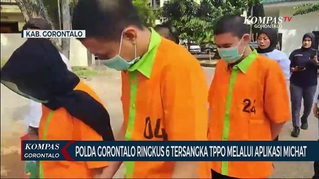 Polda Gorontalo Ringkus 6 Tersangka TPPO Melalui Aplikasi Michat
