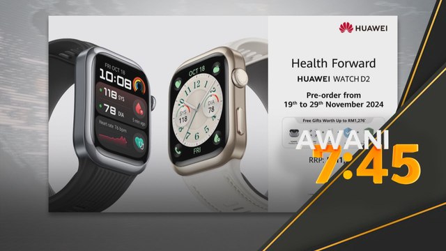 Huawei lancar MatePad 12 X, jam pintar Huawei Watch D2