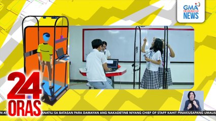 All-in-one device para sa pagkuha ng vital signs, innovation ng grade 11 students | 24 Oras
