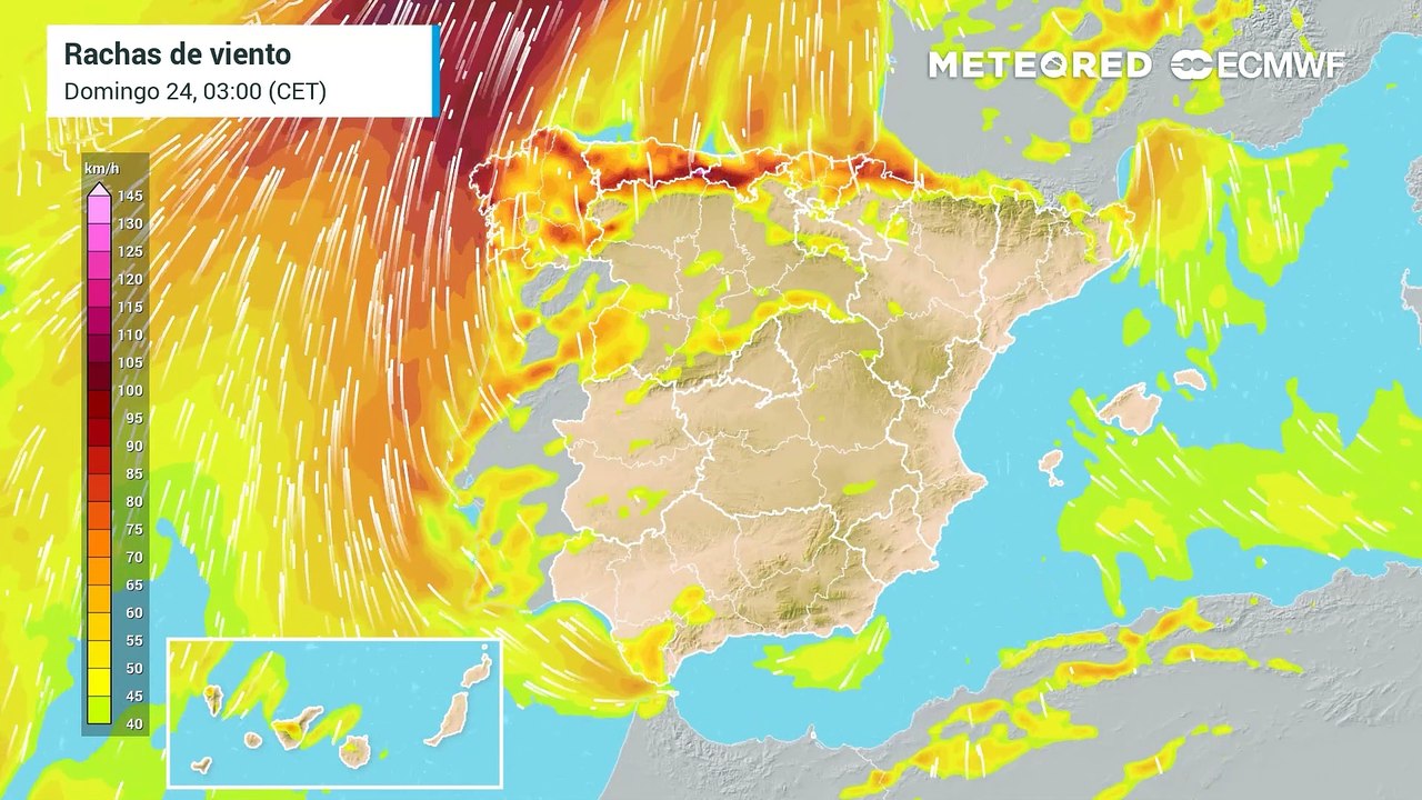 En unas horas se formará la gran borrasca Bert en el Atlántico: así afectará a España este fin de semana