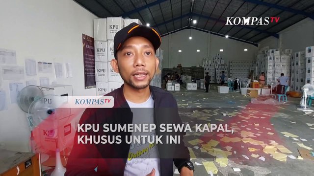 Distribusi Logistik Pilkada, KPU Sumenep Sewa Kapal Penyeberangan