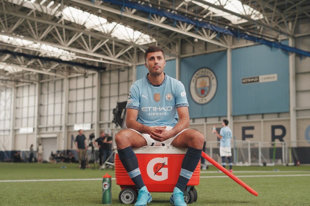 La première campagne commerciale de Rodri depuis son Ballon d'or 2024