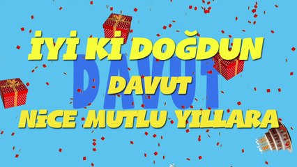 İyi ki doğdun DAVUT - İsme Özel Ankara Havası Doğum Günü Şarkısı (FULL VERSİYON) (REKLAMSIZ)