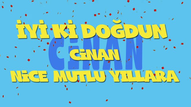 İyi ki doğdun CİNAN - İsme Özel Ankara Havası Doğum Günü Şarkısı (FULL VERSİYON) (REKLAMSIZ)