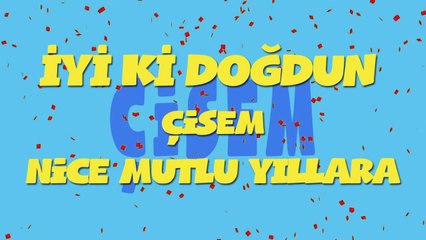 İyi ki doğdun ÇİSEM - İsme Özel Ankara Havası Doğum Günü Şarkısı (FULL VERSİYON) (REKLAMSIZ)