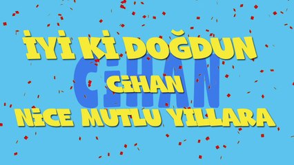 İyi ki doğdun CİHAN - İsme Özel Ankara Havası Doğum Günü Şarkısı (FULL VERSİYON) (REKLAMSIZ)
