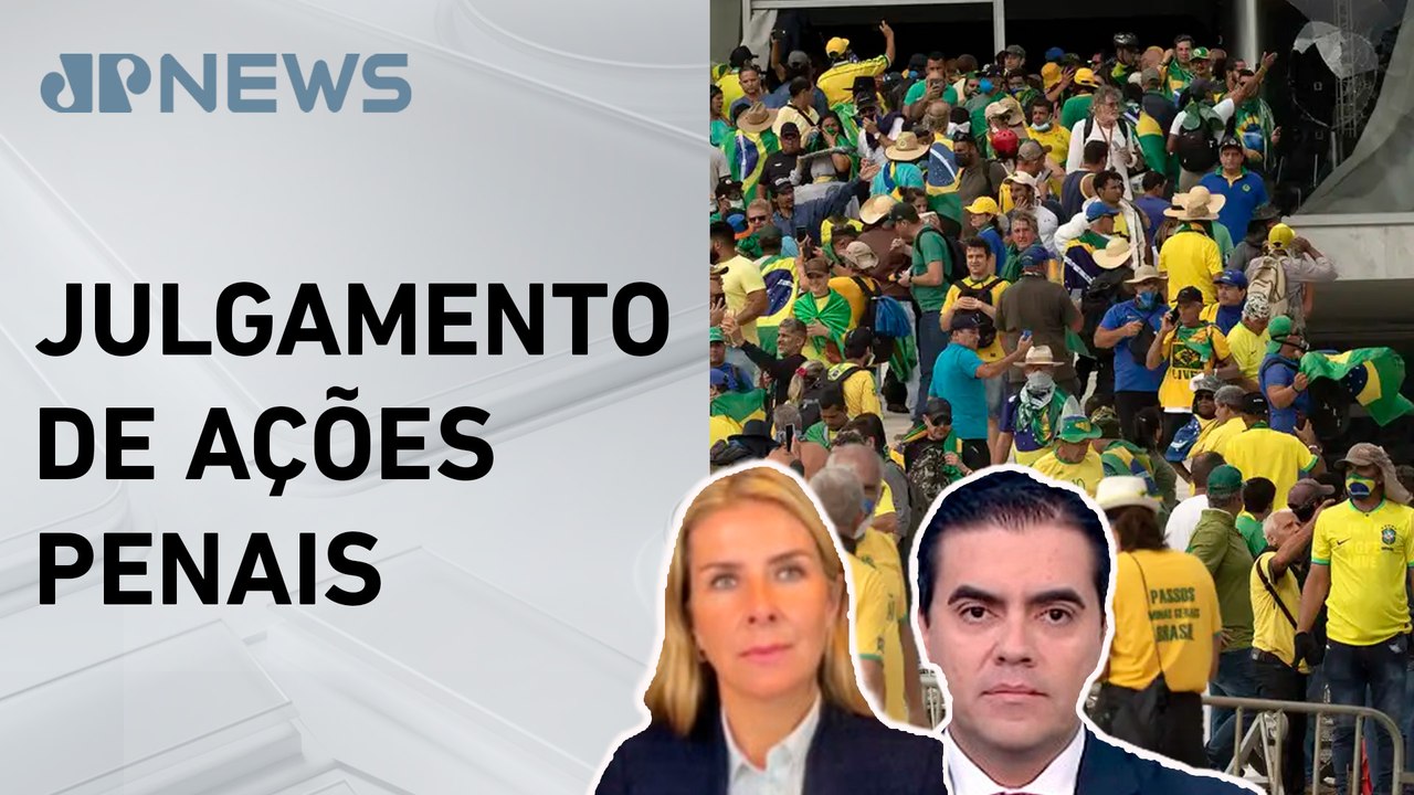 STF julgará mais 13 ações penais contra réus pelos atos do 8 de Janeiro; Deysi e Vilela comentam