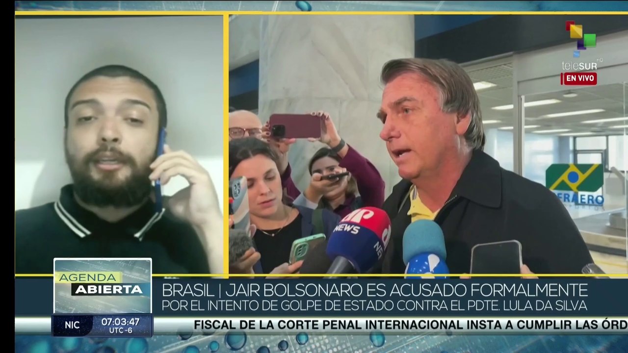 Bolsonaro y colaboradores acusados por intento de golpe de Estado en Brasil