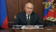 Poutine menace directement l'Occident dans un discours sur l'Ukraine