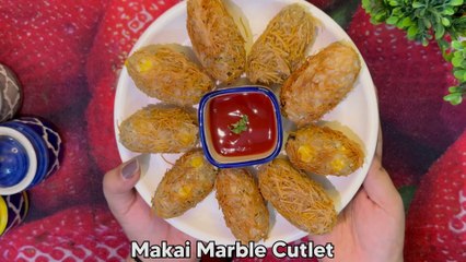 Makai Marble Cutlet | 15 मिनट में बनाएं आलू और स्वीटकॉर्न से ये क्रिस्पी नाश्ता | Tasty & Easy |