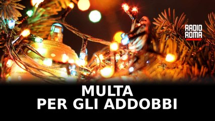 Addobbi natalizi in anticipo, multa di 300 € al ristoratore romano Alessandro Buzzi