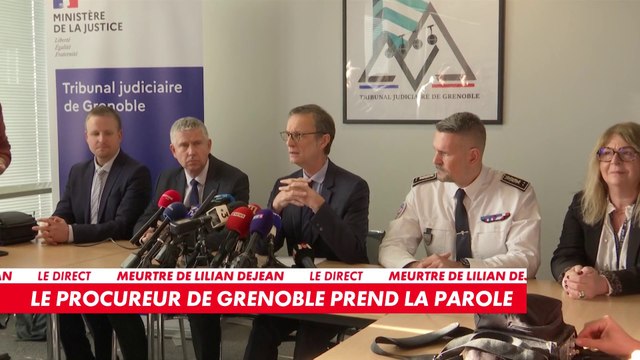 Le procureur de Grenoble confirme l'identité du suspect du meurtre de Lilian Dejean